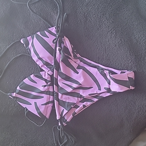 3 piece purple animal print set - Picture 2 of 5